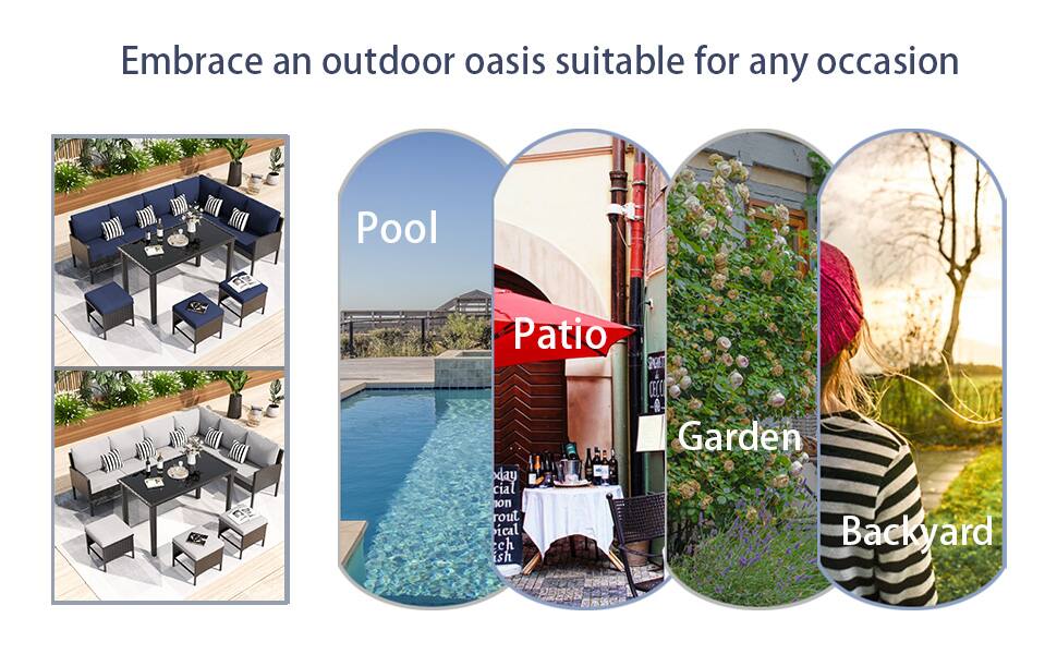 Embrace an outdoor oasis suitable for any occasion

- Pool
- Patio
- Garden
- Backyard