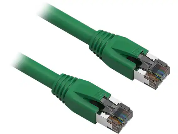 Front. Nippon Labs - Nippon Labs Cat8 RJ45 50FT 40Gbps 2000MHz S/FTP Ethernet Cable (Green).