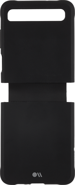 Front. Case-Mate - Case-Mate Tough Black Case - Samsung Galaxy Z Flip 5G - Black.