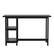 Alt View 17. Martha Stewart - Beckett Modern Trestle Desk with Open Side Shelving - Black Wood Grain.