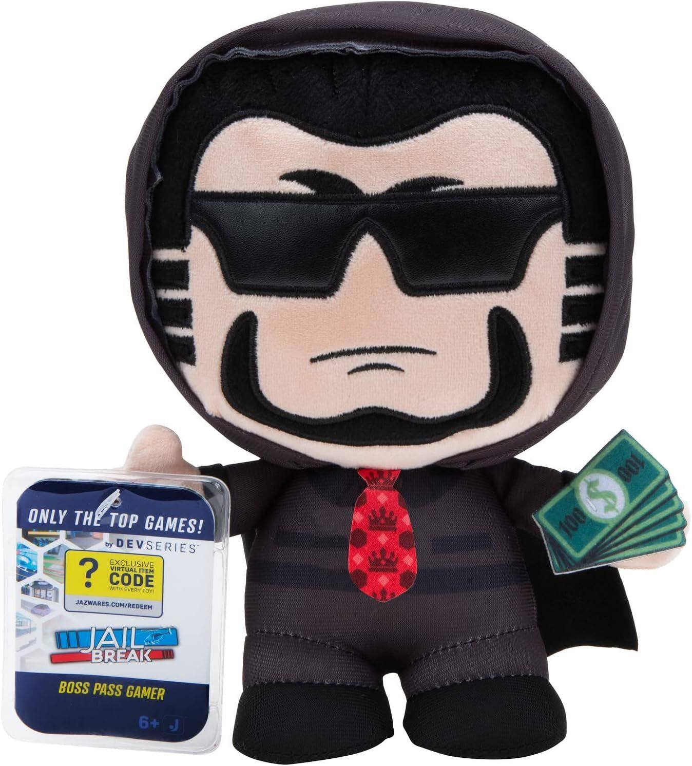ONLY THE TOP GAMES! by DEVSERIES EXCLUSIVE VIRTUAL ITEM CODE WINS VERT ture JAZWARES JAZWARES.COM/REDEEM JAIL BREAK BOSS PASS GAMER 6+ J