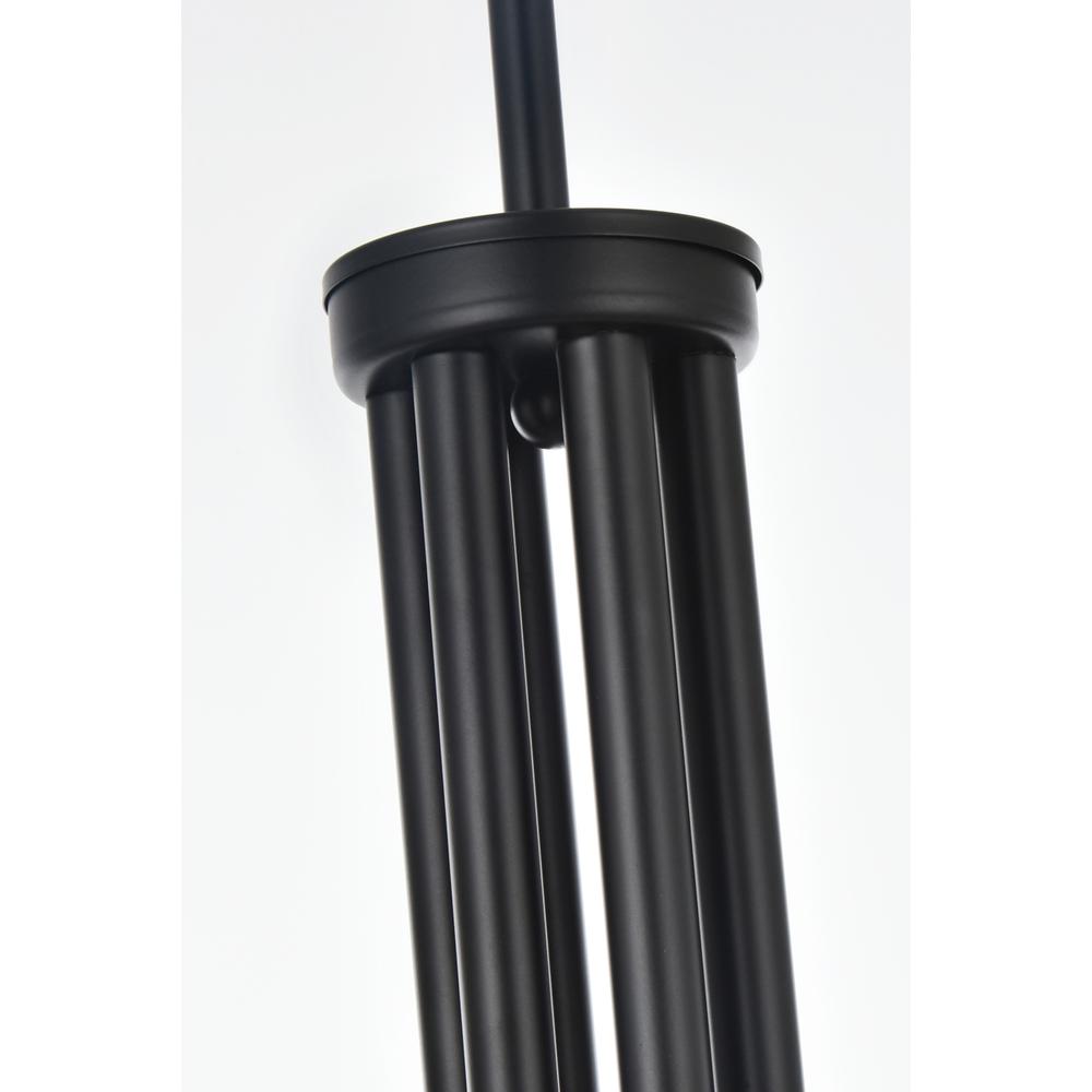 Alt View 1. Living District - Layne 30 inch chandelier in Black - Black.