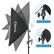 Alt View 3. Winado - Lighting Kit, Photo Equipment Studio Softbox 20" x 27", with E27 Socket and 2x5500K Instant Brightness Energy Saving - Black.
