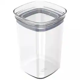 OU - Airtight Food Storage Container 1.1qt, BPA Free Clear Plastic Storage Container with Leak Proof Lid