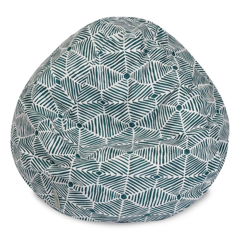Majestic Home - Small Bean Bag Charlie Emerald - Green