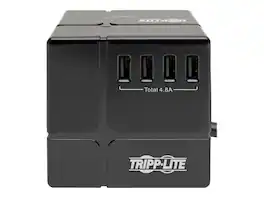 Tripp Lite - Surge Suppressor/Protector TLP368CUBEUAM - Black