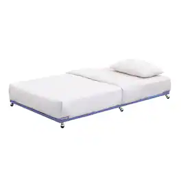 Kings Brand Furniture - Trundle Bed - Lavender