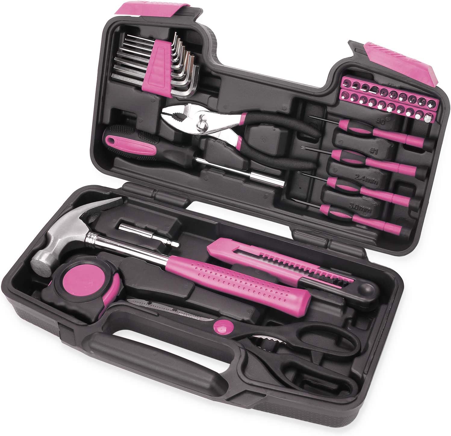 Fabibe 39 piece Household Tools Kit Small Basic Home Tool Set With ...