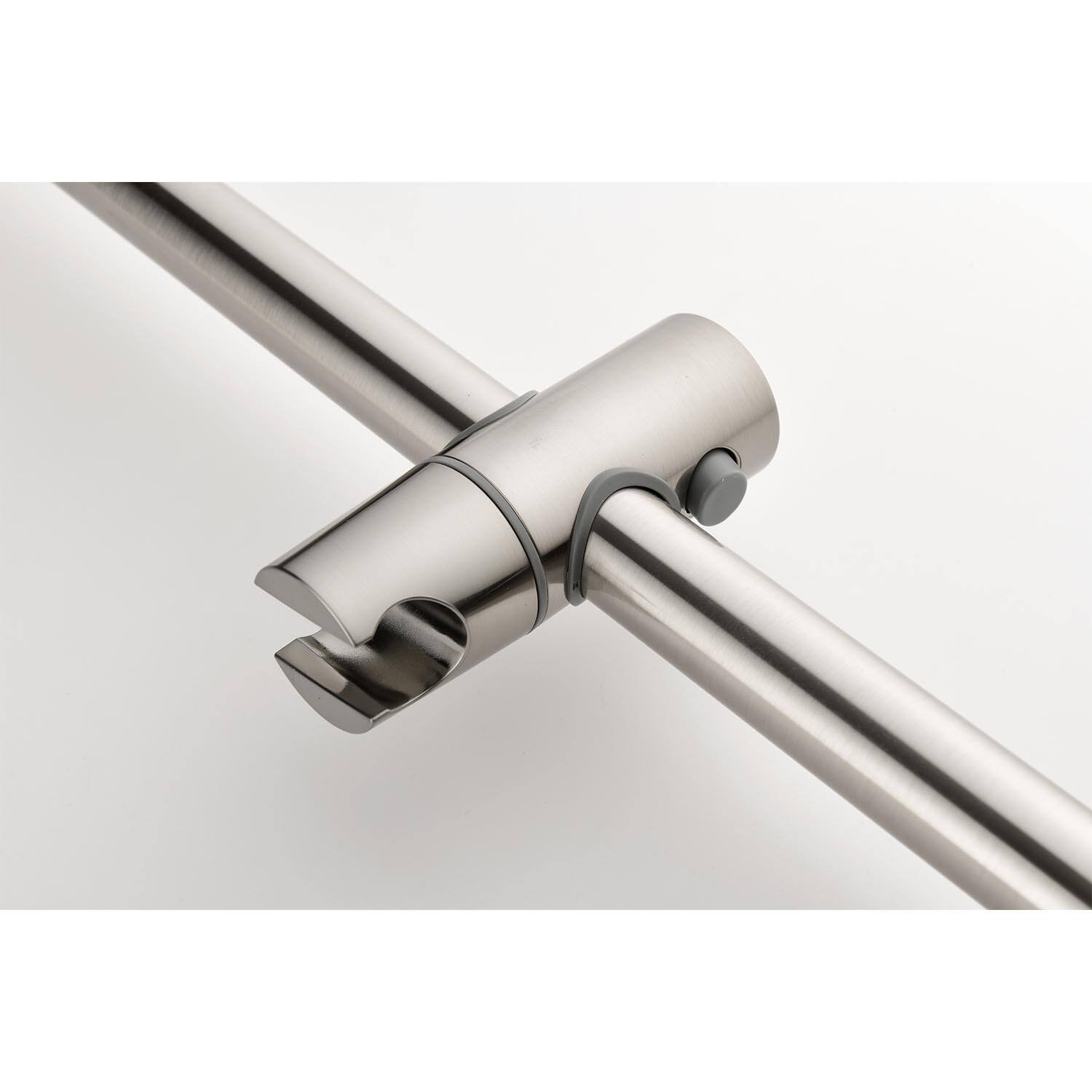 Alt View 5. APRILSOUL - Shower System Rain Handheld Head Slide Bar Bodysprays Arm Hose Valve Trim - Brushed Nickel.