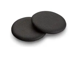 HP - Poly Headsets Poly Ear Cushion 2 Piece Leatherette Model 85S22AA - Black