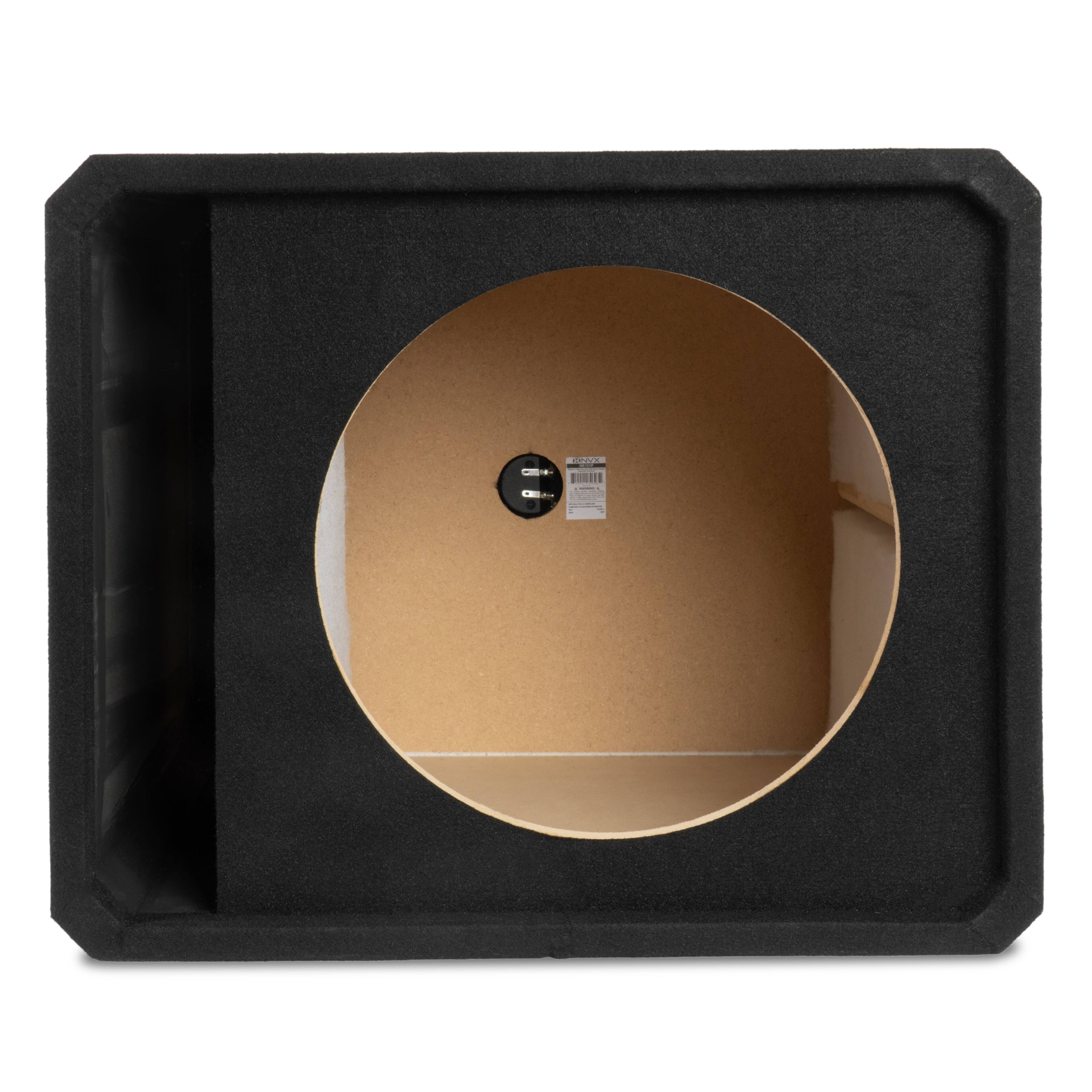 Angle. NVX - NE151P Single 15" Slot Ported 3/4" MDF Subwoofer Enclosure.