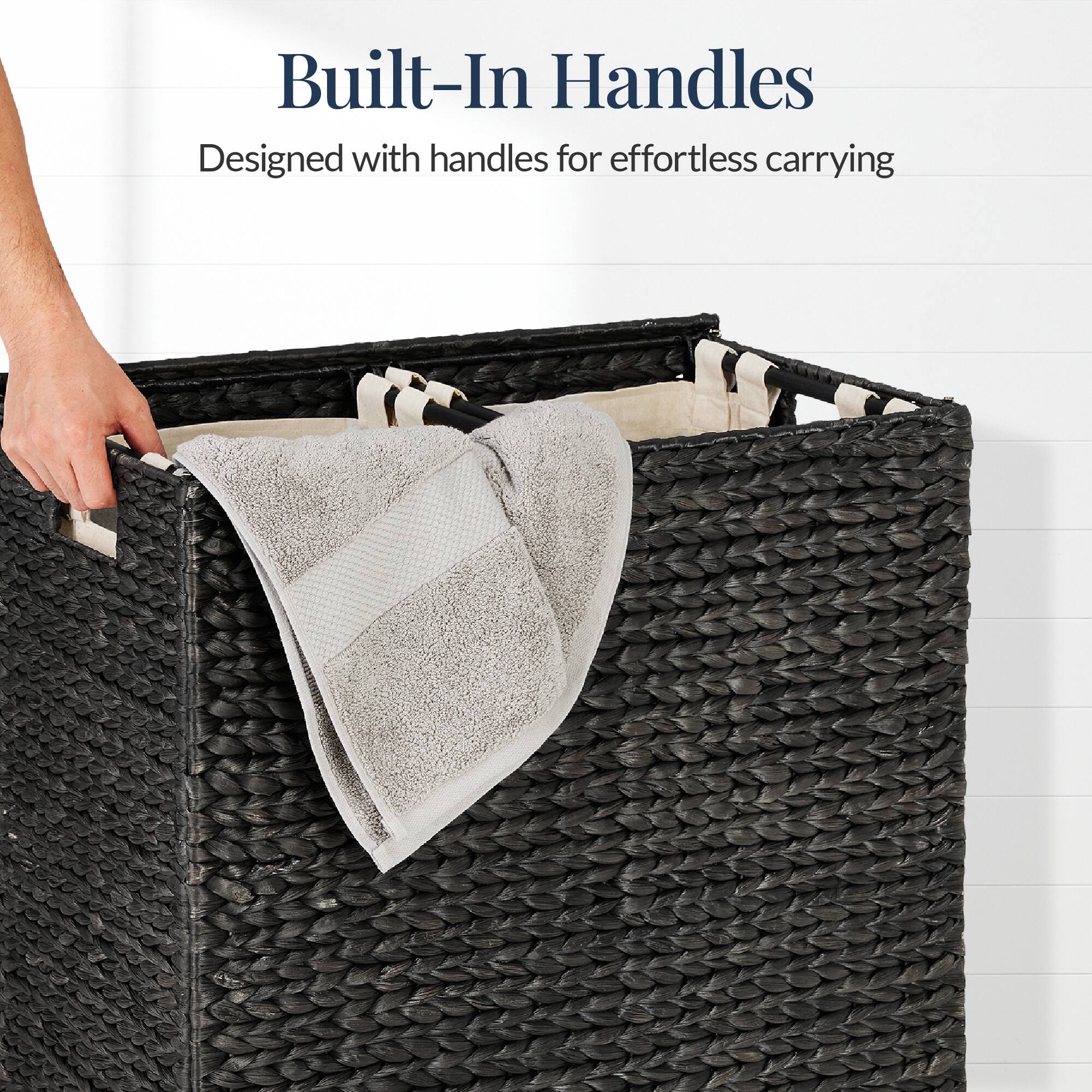 Built-In Handles  
Designed with handles for effortless carrying
