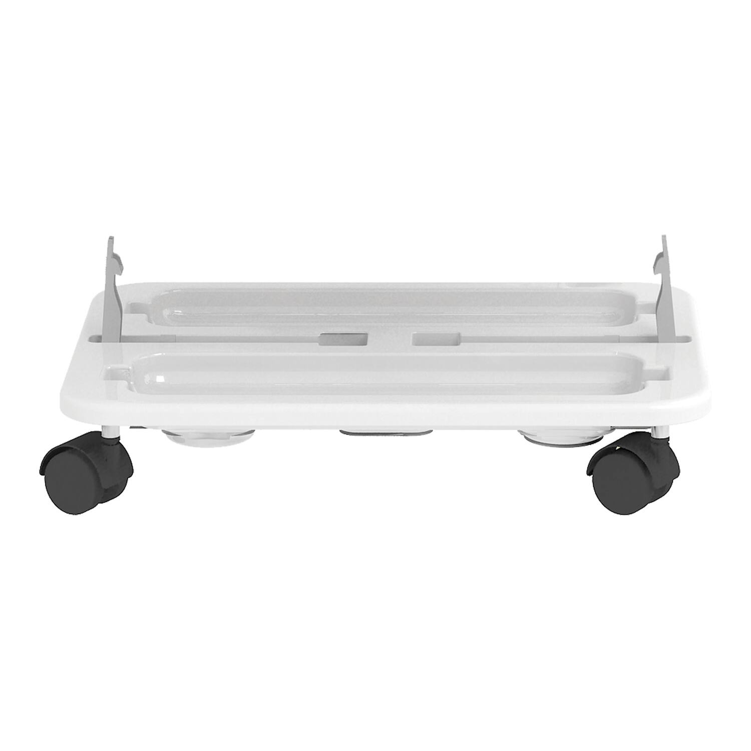 Alt View 6. Deflecto - Stack 'N Go Caddy Wheel Base - White.