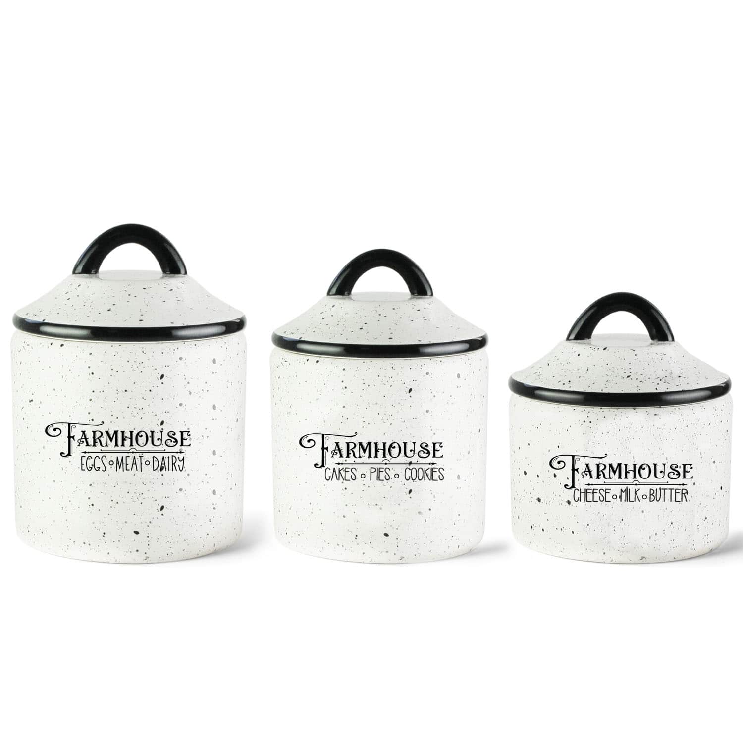 American Atelier - Farm House 3 Piece Canister Set