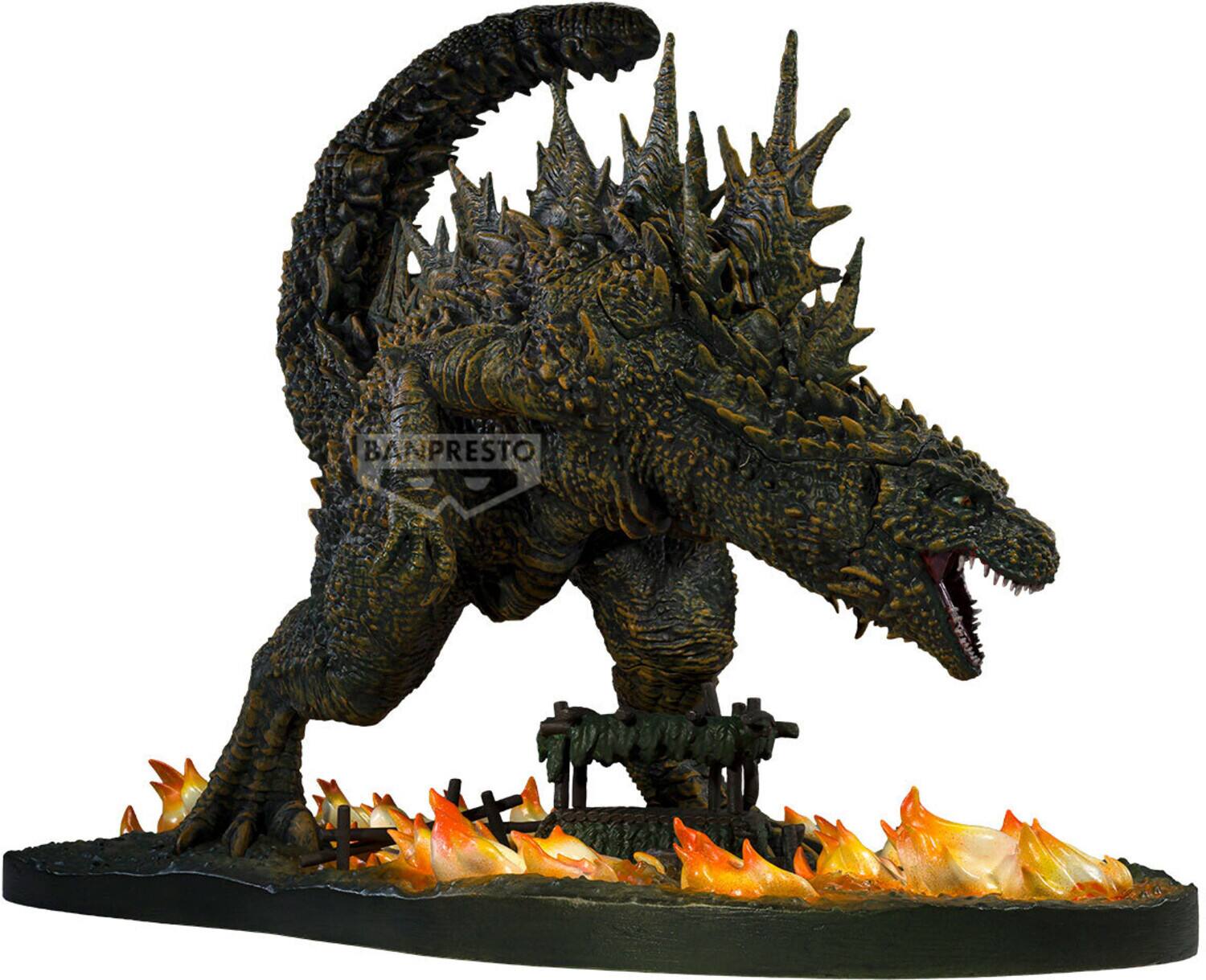 Alt View 3. PopMarket - Banpresto Godzilla Minus One Art Vignette Godzilla 2023 Odo Island Attack Statue   - COLLECTIBLES - Multicolor.