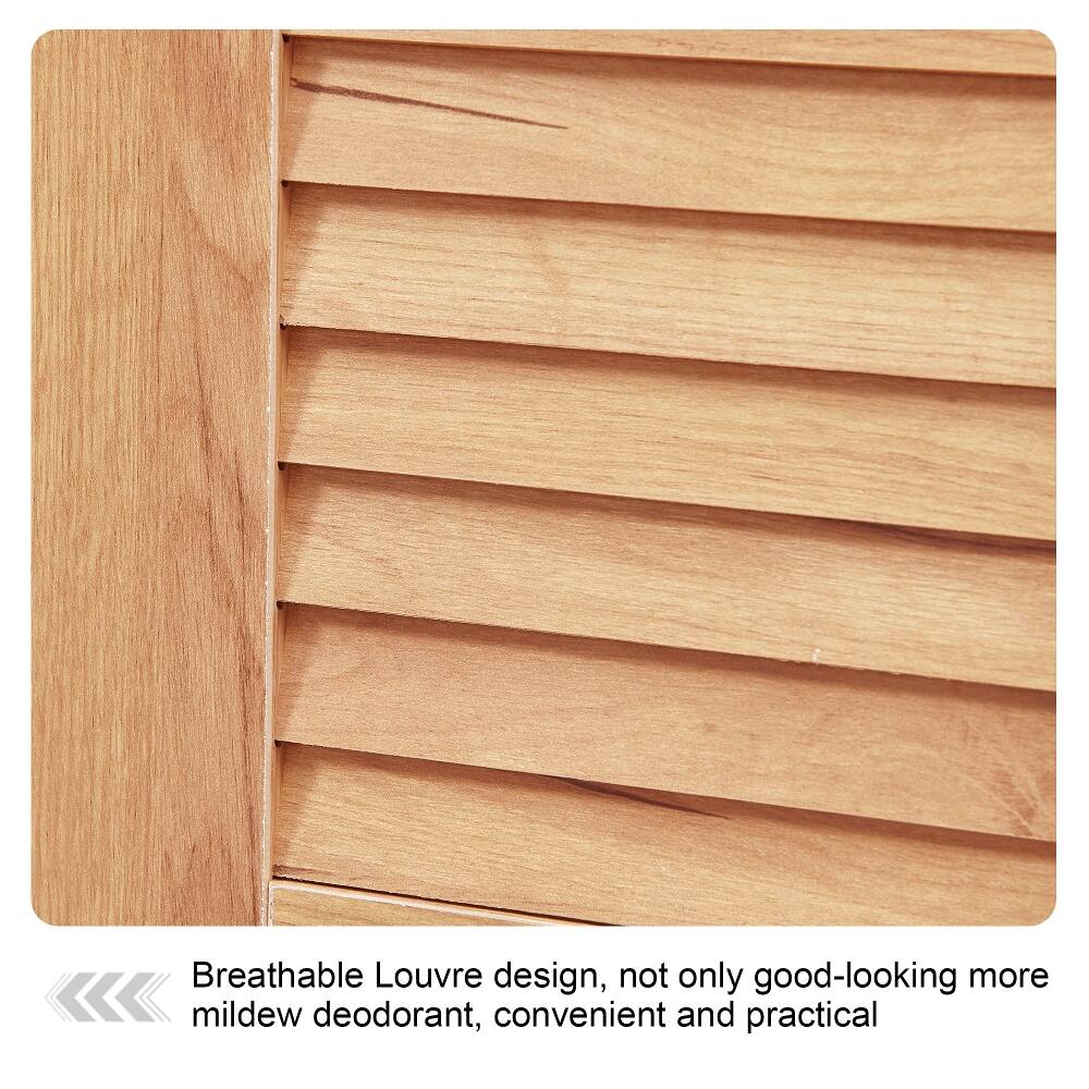 Breathable Louvre design, not only good-looking more mildew deodorant, convenient and practical