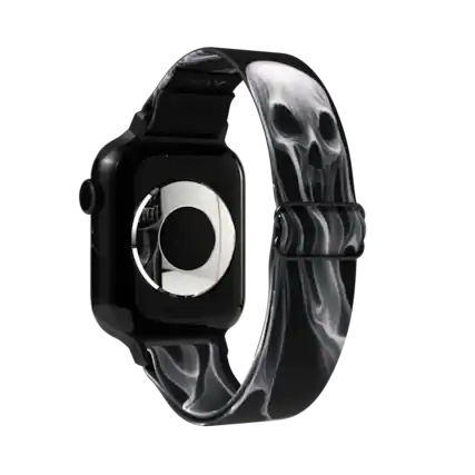 Front. ZOX - Face Your Fears NFC Smartwatch Band, 22mm - Black.