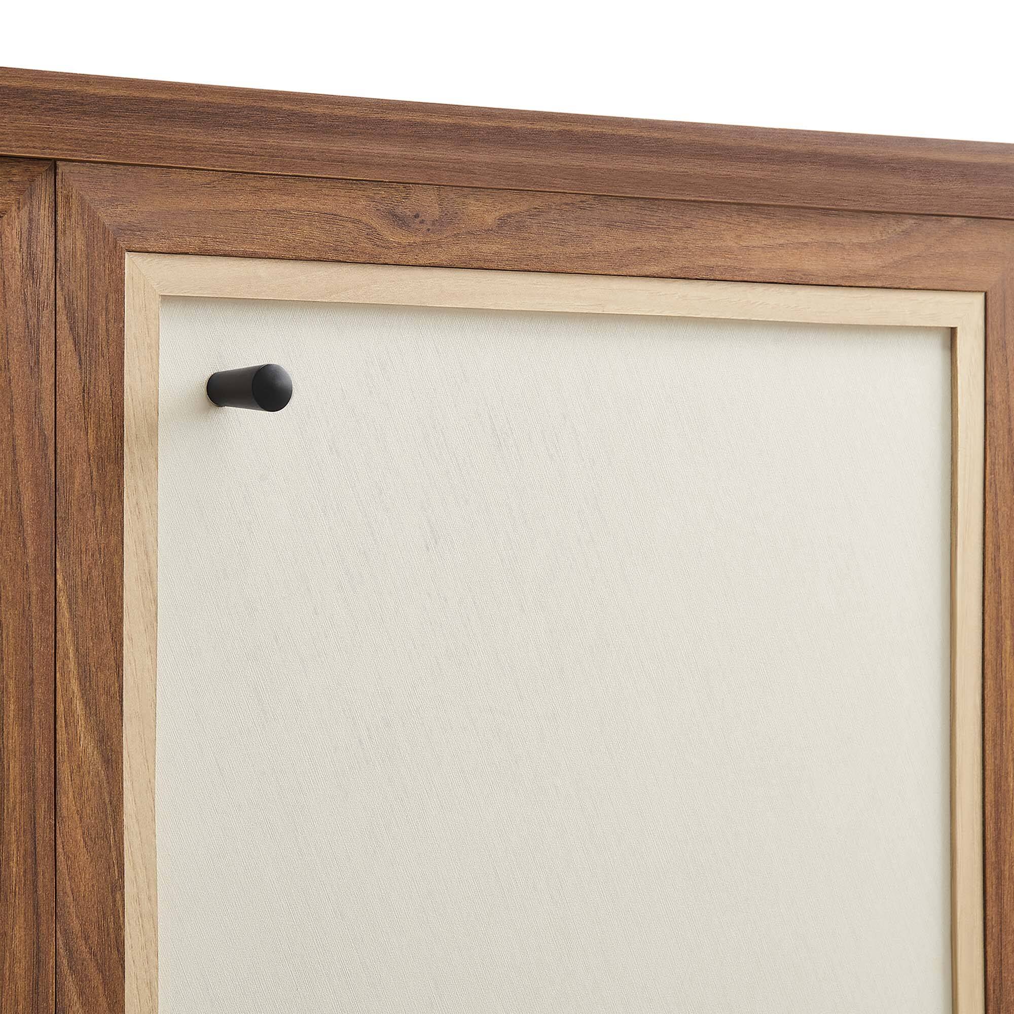 Alt View 5. Modway - Capri 65" Wood Grain Sideboard Storage Cabinet by Modway - Walnut.
