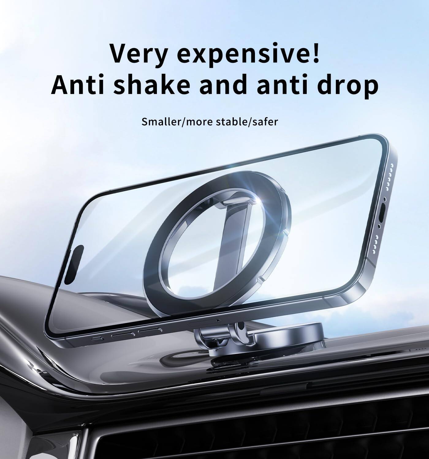 Very expensive!  
Anti shake and anti drop  
Smaller/more stable/safer