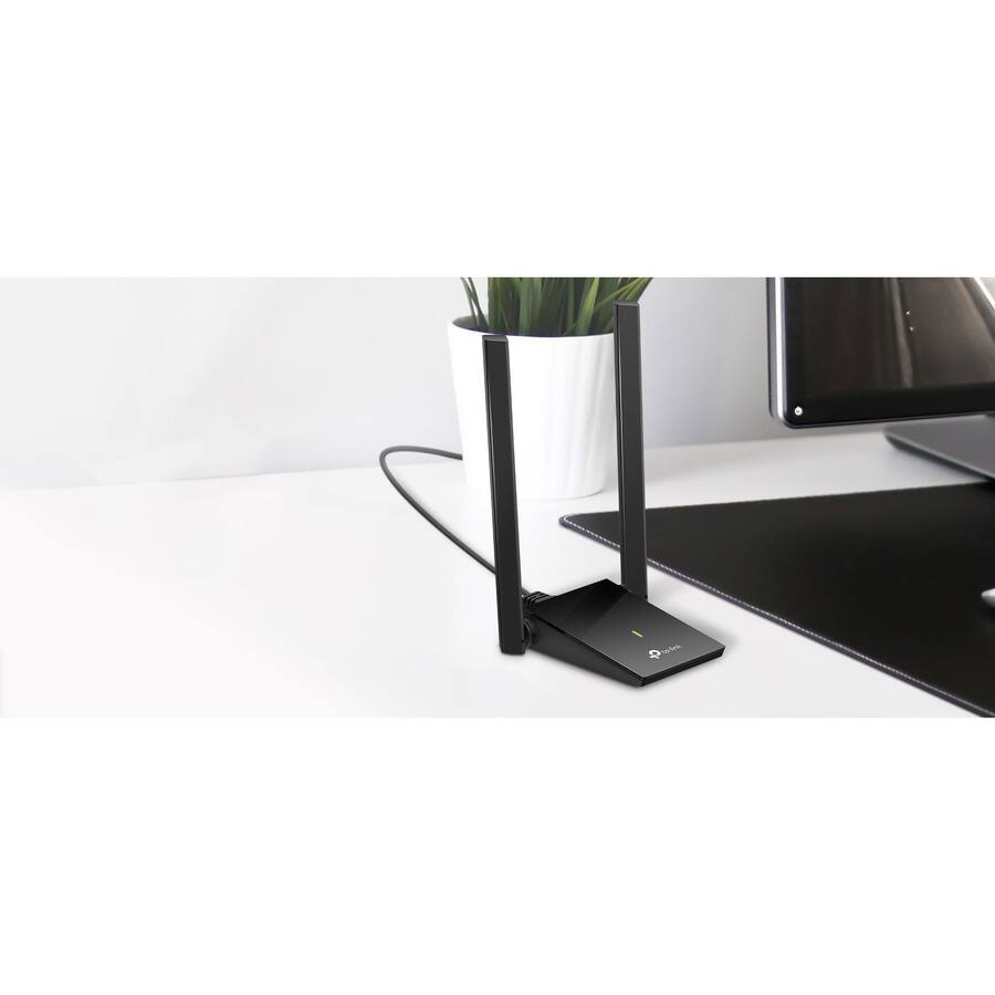 Alt View 5. TP-Link - TP-Link Archer T4U Plus - IEEE 802.11ac Dual Band Wi-Fi Adapter for Desktop Computer/Notebook/Wireless Router - USB 3.0 - Unknown.