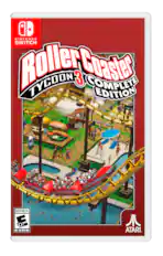 Nintendo Switch Roller Coaster Tycoon 3 Complete Edition Everyone 10+ ESRB Atari