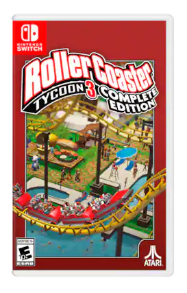 Nintendo Switch Roller Coaster Tycoon 3 Complete Edition Everyone 10+ ESRB Atari - E10+ (Everyone 10+)
