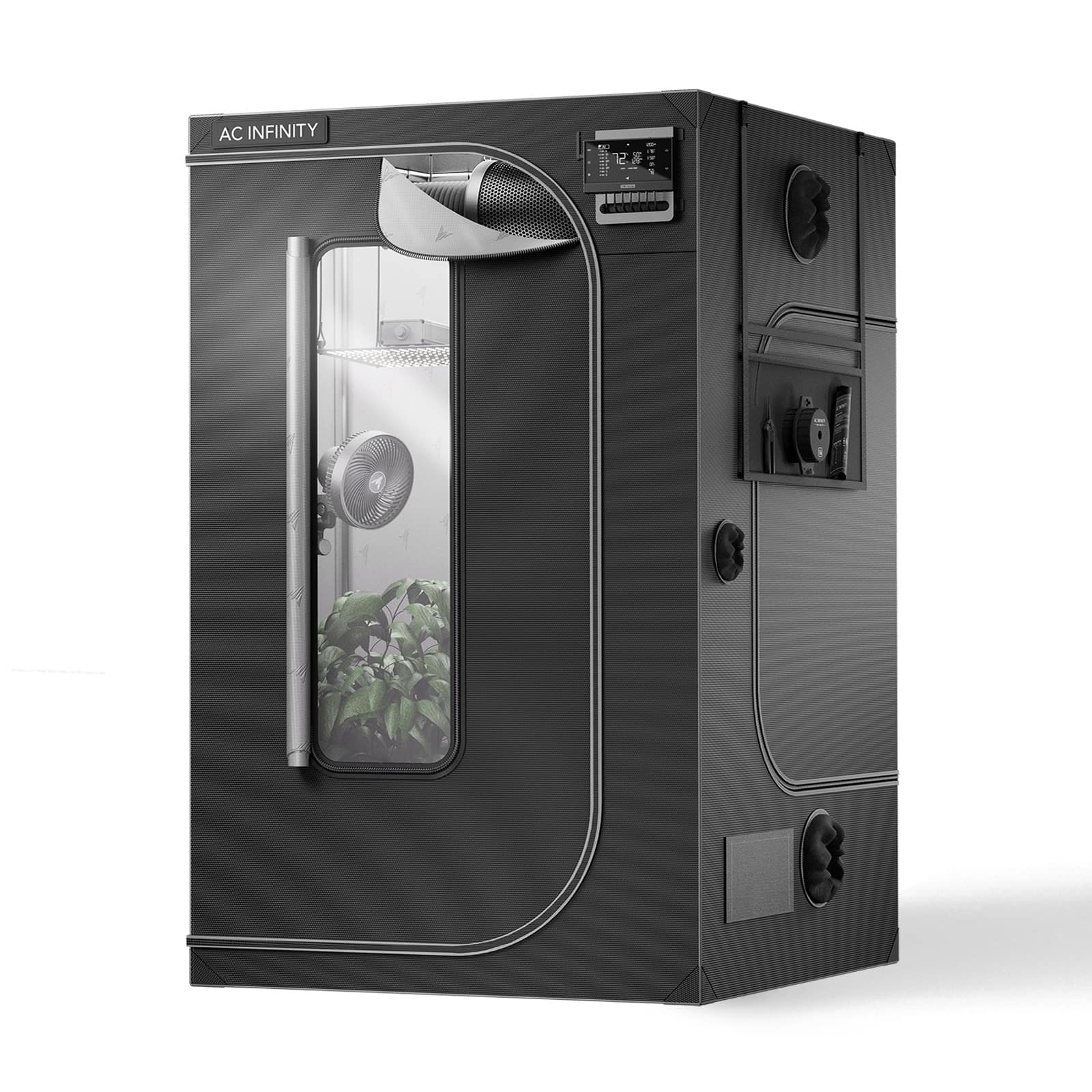 AC Infinity - CLOUDLAB 866, Advance Grow Tent 5x5, Thickest Poles and Canvas 60" x 60" x 80"