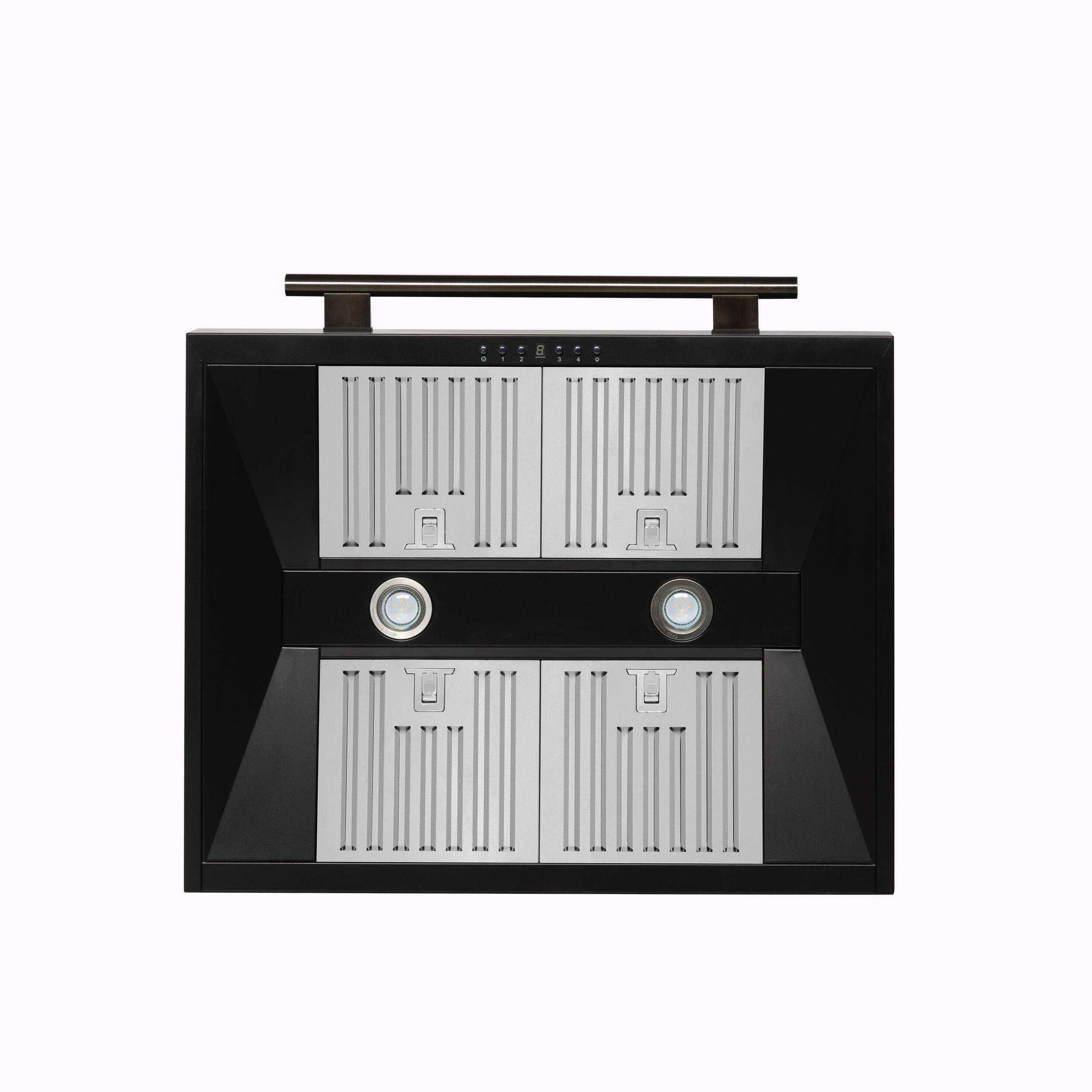 Alt View 8. Forno Appliances - Aria 30 in. Convertible Wall-Mounted Range Hood - Black.