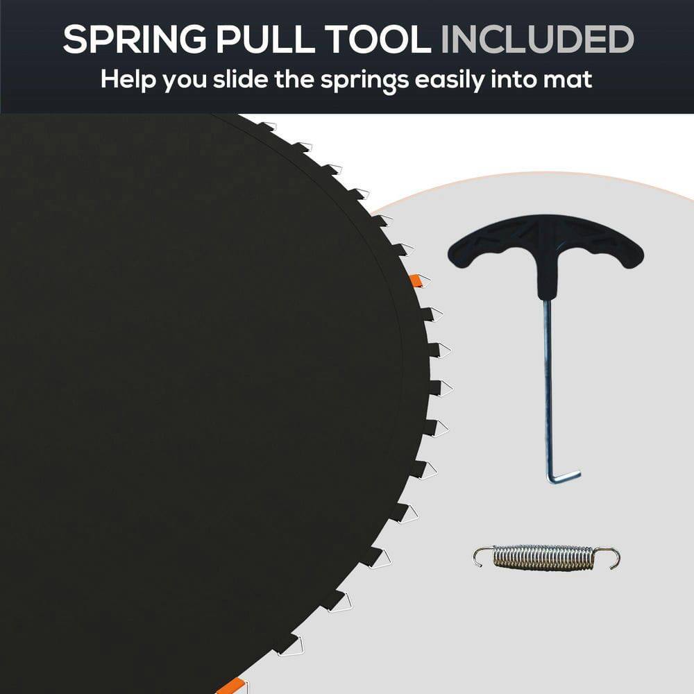 SPRING PULL TOOL INCLUDED  
Help you slide the springs easily into mat