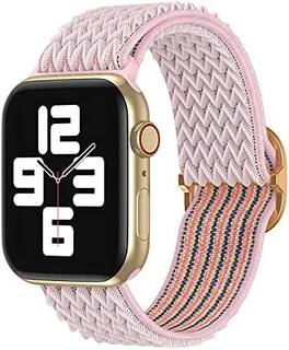 Worryfree Gadgets - Sports Band Stretchy Solo Loop Nylon Strap - Sand Pink