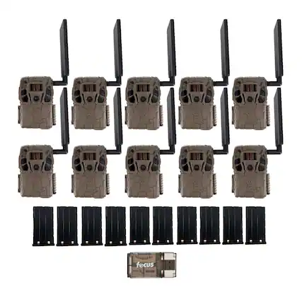 Front. Browning - Browning Trail Camera Defender Wireless Vision Pro Livestream Bundle (10-Pack).