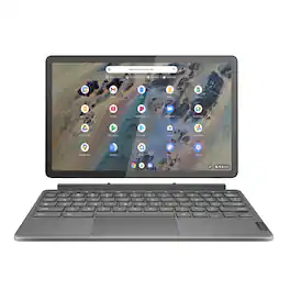 Lenovo - Refurbished Excellent - IP Duet 11Q727 10.95" 2K Touch Laptop Snapdragon 7c G2 4GB 64GB eMMC Chrome OS - Storm Grey