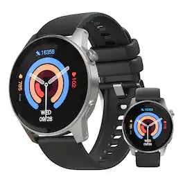 HyperGear - Activ8 1.4" AMOLED Smartwatch, Bluetooth, Health, 120+ Modes, IP67 - Black - (2024)
