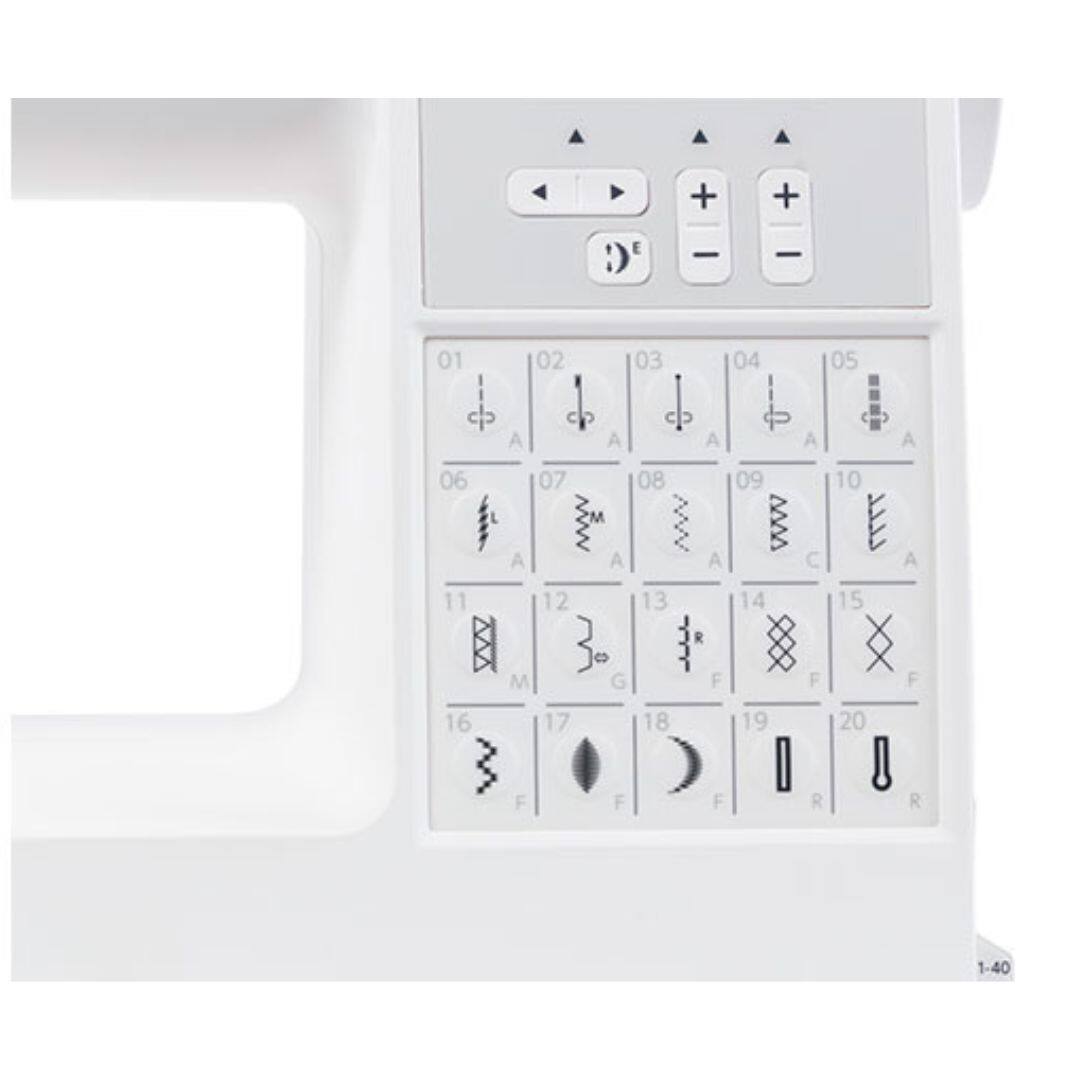 Left. Janome - Janome Sewist 740dc Computerized Sewing Machine.