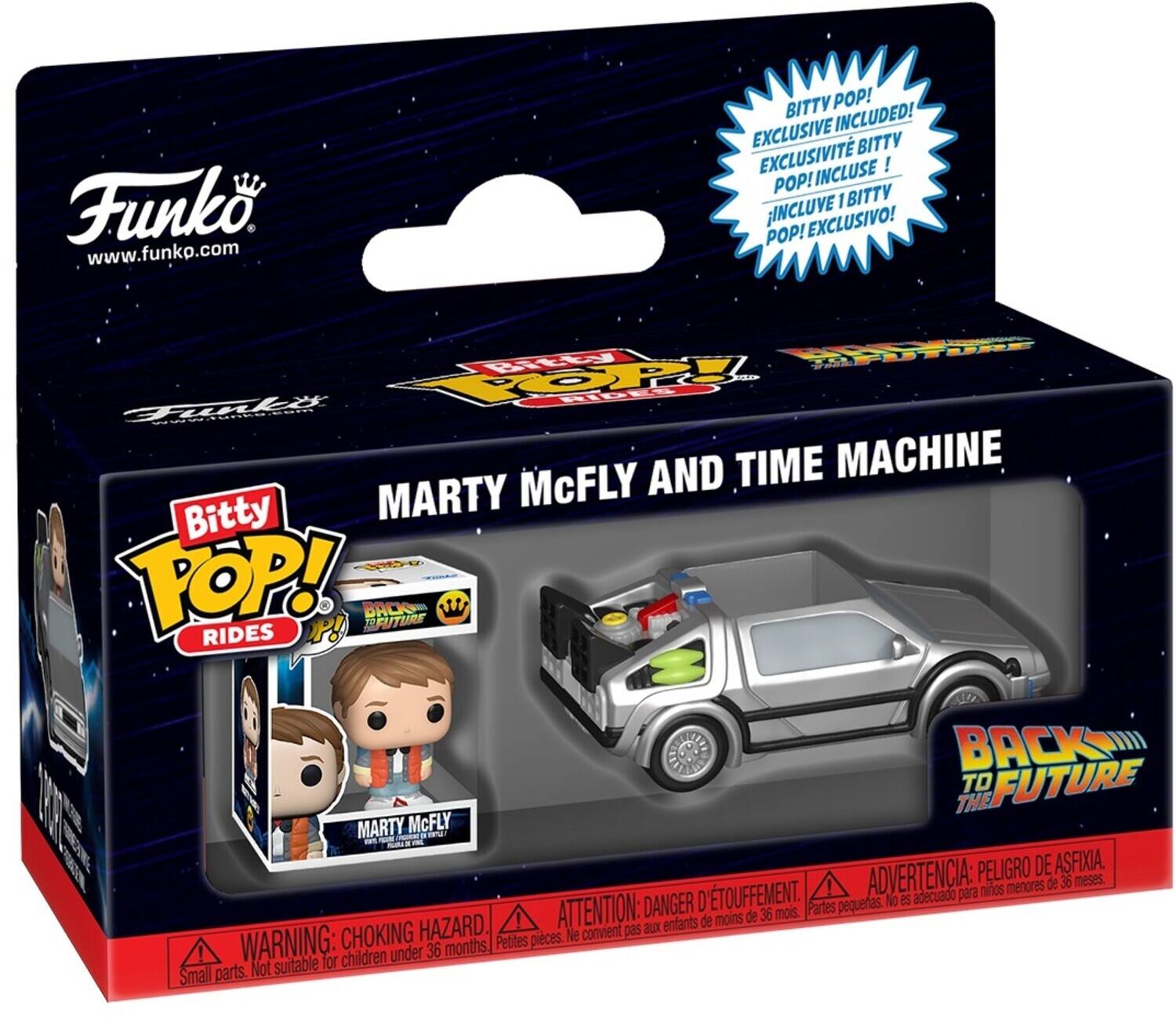 Funko - Bitty POP!: Ride: Back to the Future - Time Machine - COLLECTABLES - Multicolor