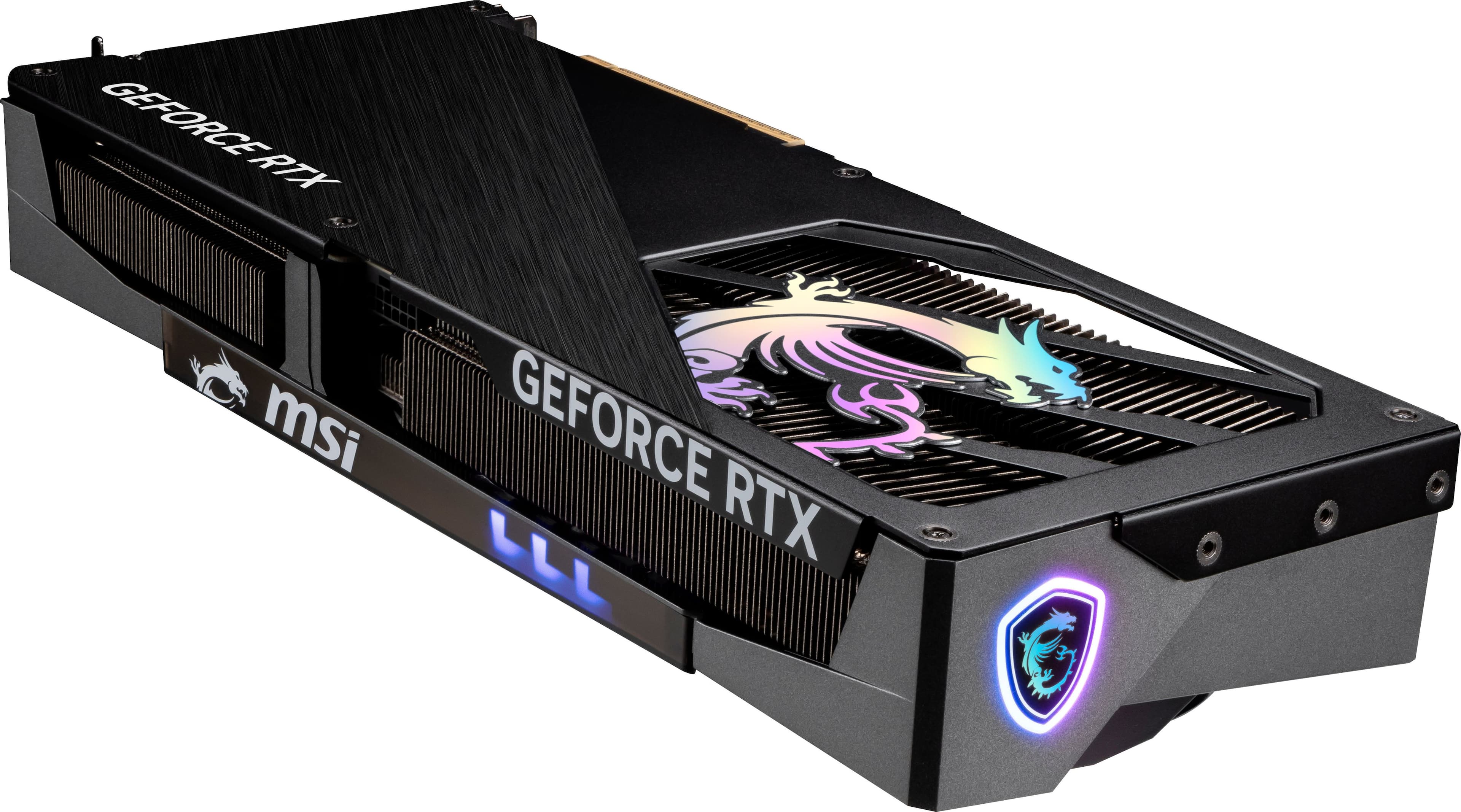 The text on the image reads "GeForce RTX," which is a gaming graphics card by NVIDIA.