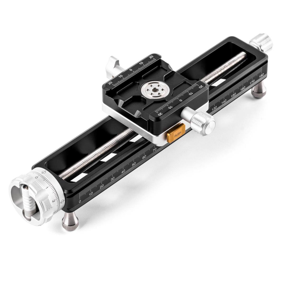NiSi - NM-200S Quick Adjustment Macro Focusing Rail w/360 Deg. Rotating Clamp