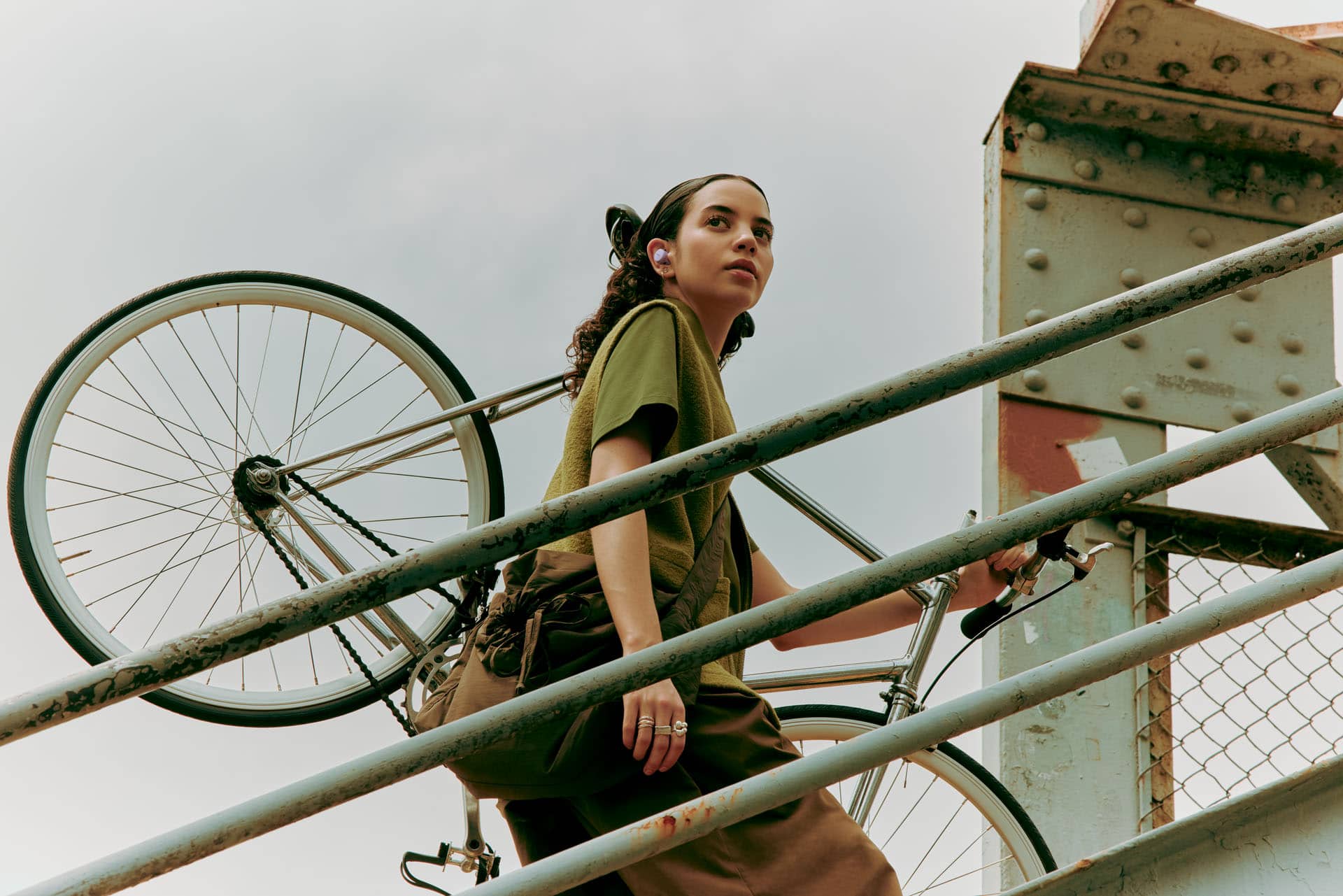 Alt View 11. Bose - QuietComfort True Wireless Noise Cancelling In-Ear Earbuds - Chilled Lilac.