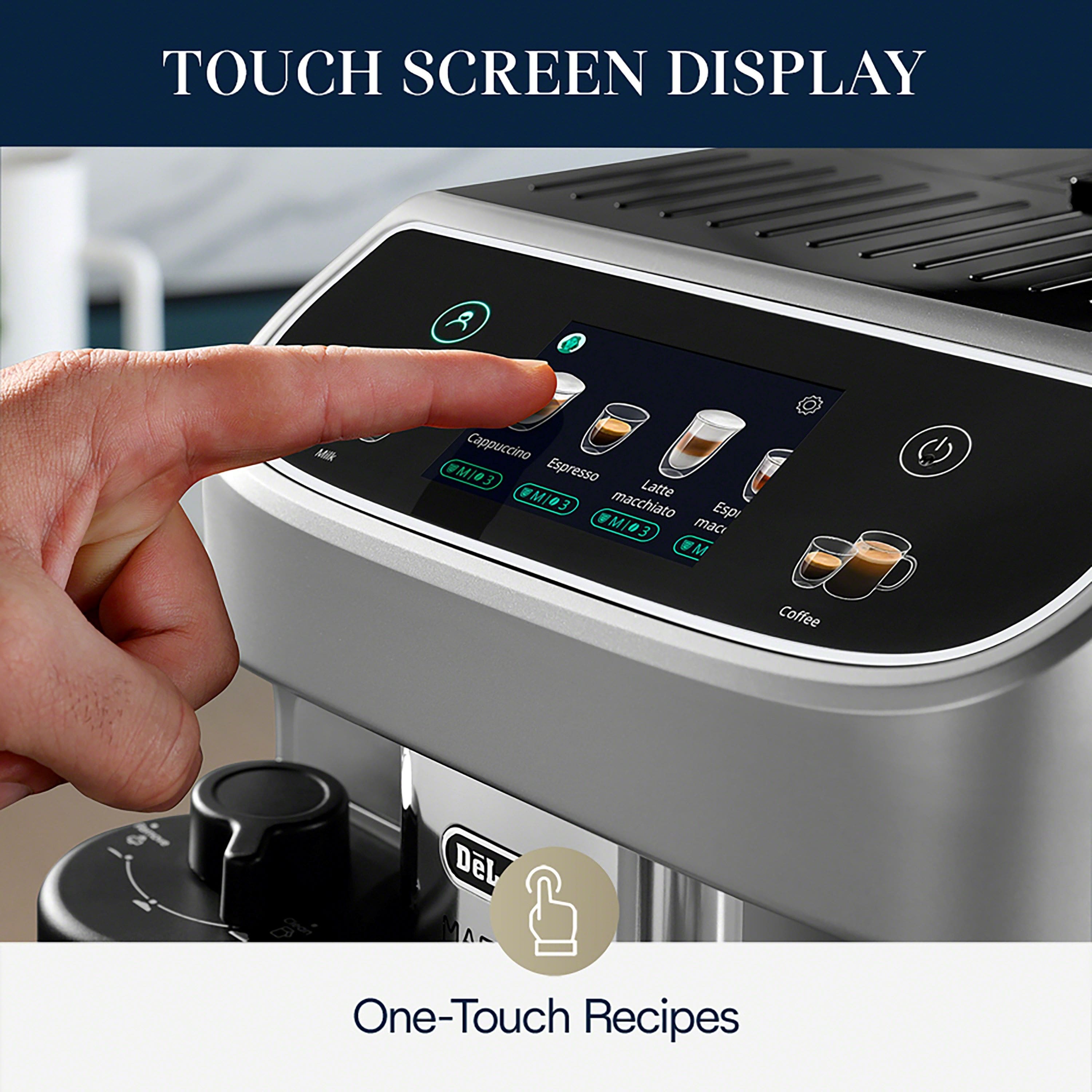 TOUCH SCREEN DISPLAY ONE-TOUCH RECIPES