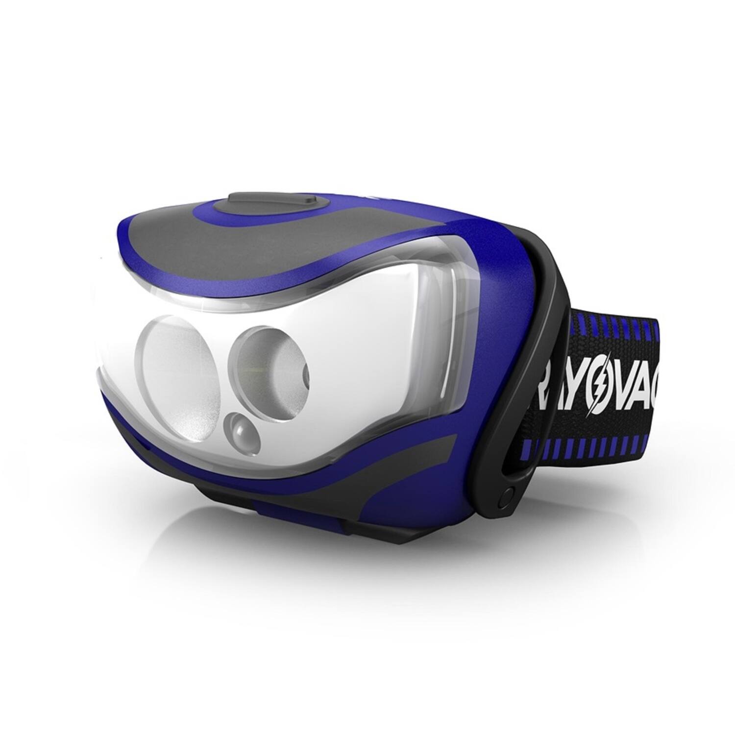 Angle. Rayovac - Rayovac Sportsman 200 lm Multicolored LED Head Lamp AAA Battery.