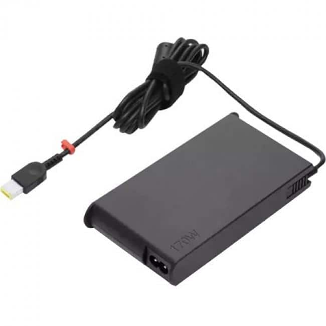 Lenovo - ThinkPad Mobile Workstation Slim 170W AC Adapter (Slim-tip) - US/Can - ThinkPad Mobile Workstation Slim 170W AC Adapter - Black