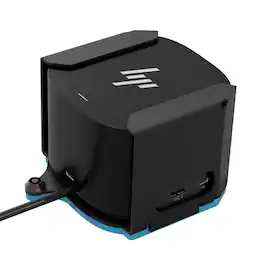 RackSolutions - Secure Wall Mount H07 for HP ThunderBolt G4 Docking Station - Powder Coat Finish, Fully Assembled - Black