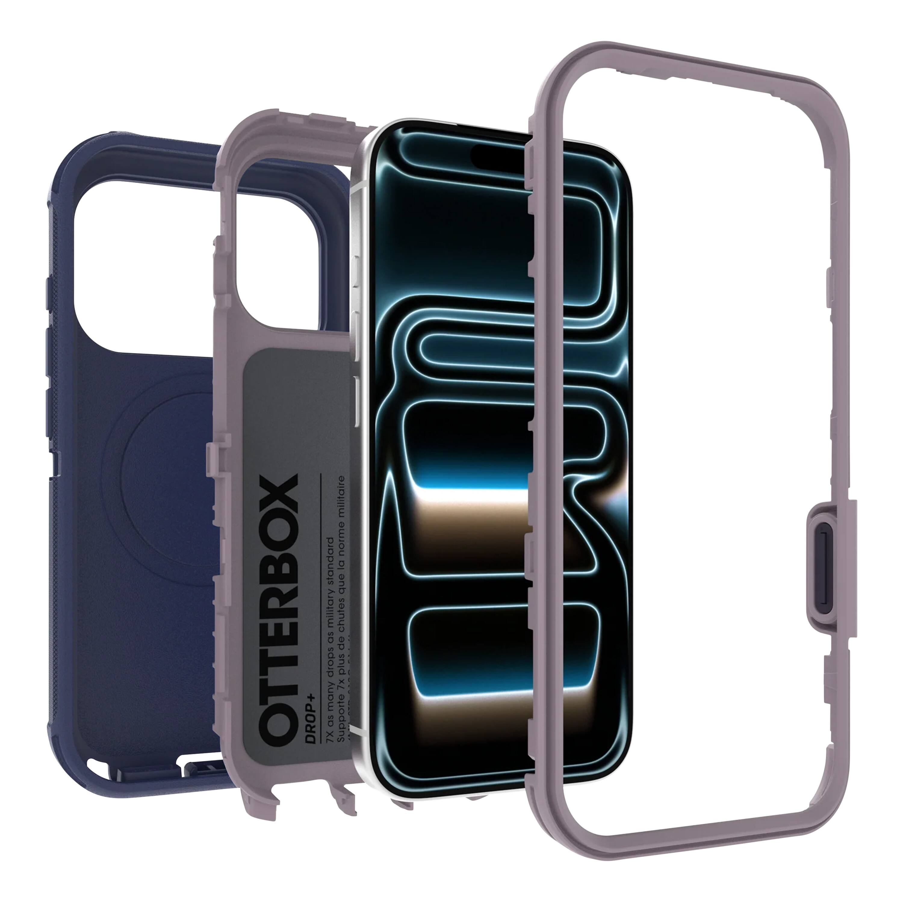 OTTERBOX  
DROP+  
standard military as drops many as 7X  
militaire norme la que chutos de plus x/ Supporte
