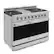 Left. Thor Kitchen - Gordon Ramsay Series by Thor Kitchen 6.8 Cu. Ft Freestanding Gas Range - Stainless Steel.