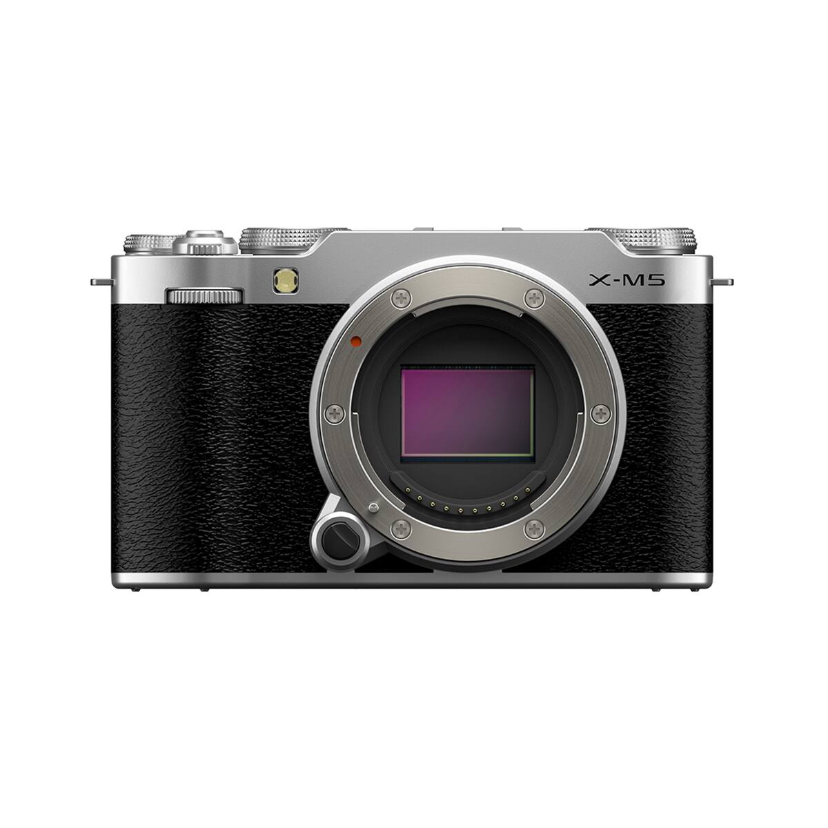 Alt View 1. Fujifilm - Fujifilm X-M5 Mirrorless Camera, Silver, Bundle with 64GB Memory Card, Camera Case.