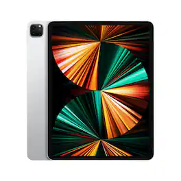Apple - Refurbished Excellent - 12.9-Inch iPad Pro (5th Generation) (2021) Wi-Fi + Cellular - 256GB - Silver