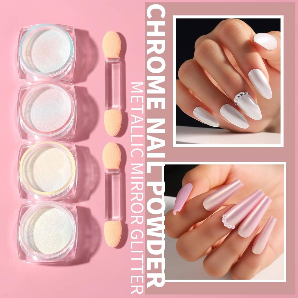 CHROME NAIL POWDER

METALLIC MIRROR GLITTER