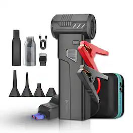 Pursuit - 5-in-1 Jump Starter & Air Duster, 2000A Booster, Vacuum, Inflator/Deflator, 8000mAh Power Bank for Car/Outdoor