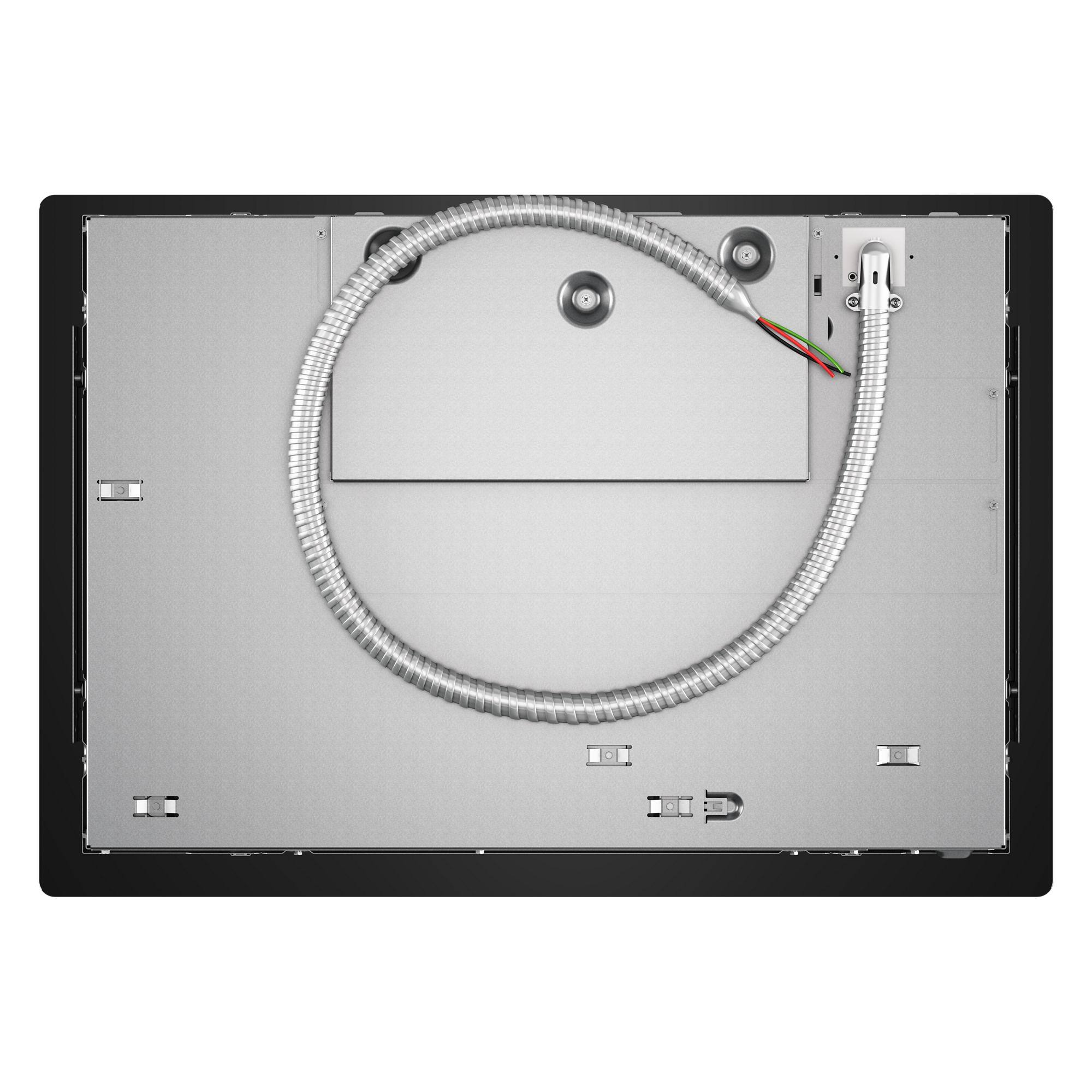 Back. Whirlpool - 30" Electric Induction Cooktop with Temp Cook Technology - Stainless Steel.