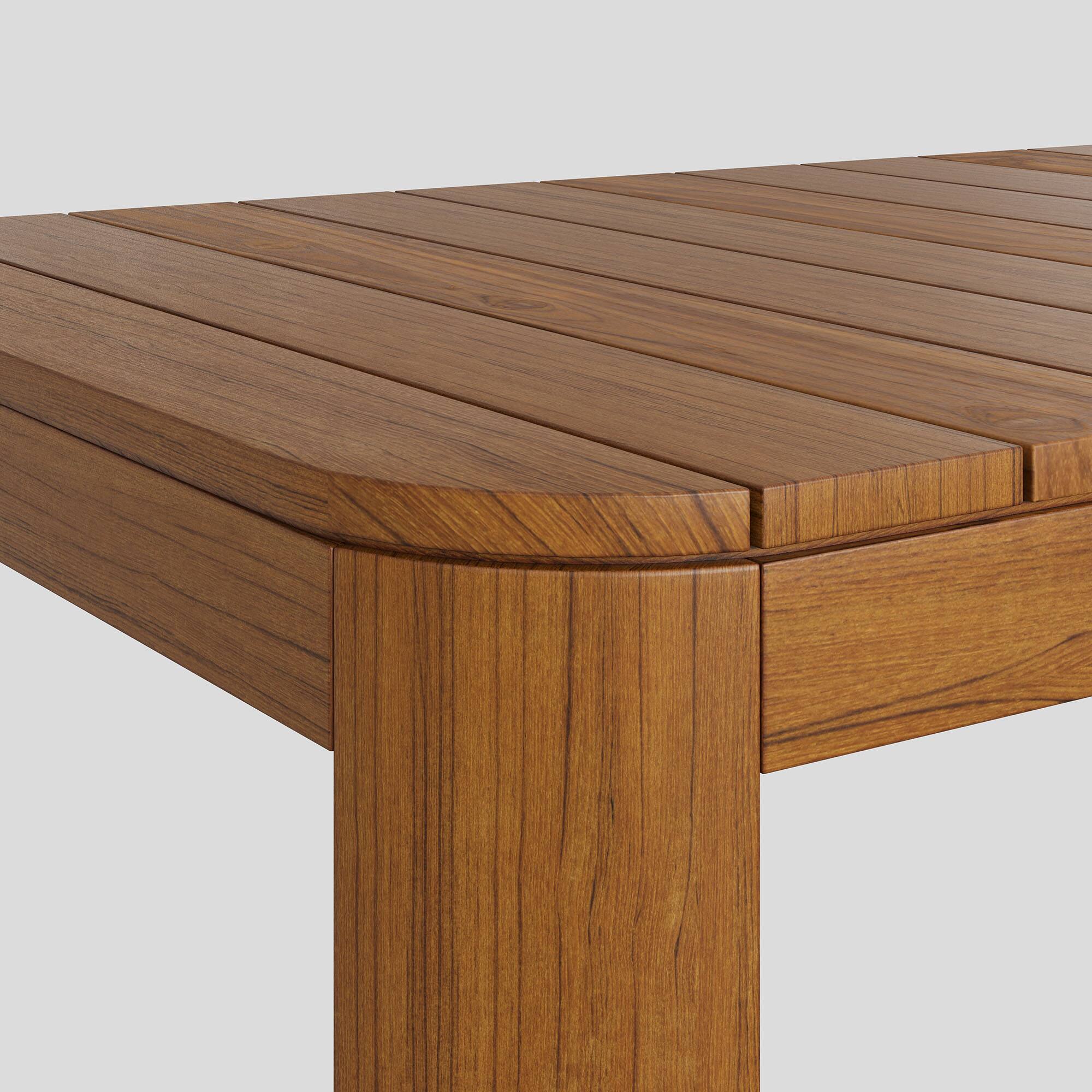 Alt View 5. Modway - Kona 47 Inch Outdoor Teak Wood Coffee Table by Modway - Natural.